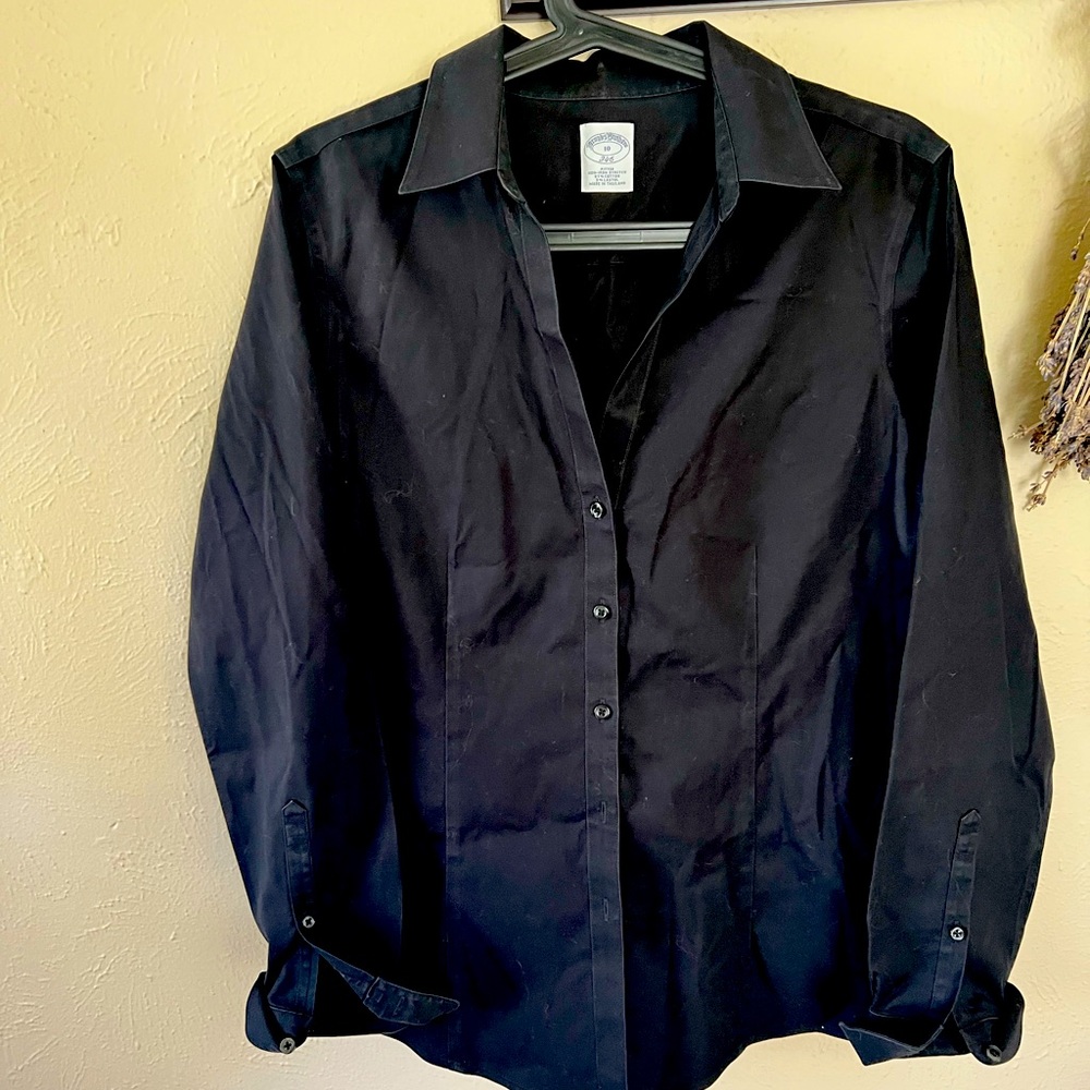 Brooks Brothers black blouse